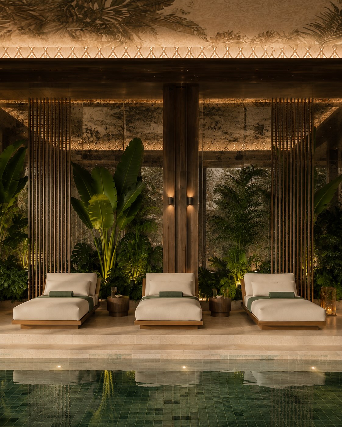 Spa Pool Area Close Up