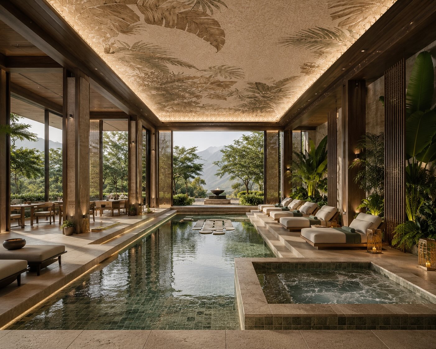 Spa Pool Area